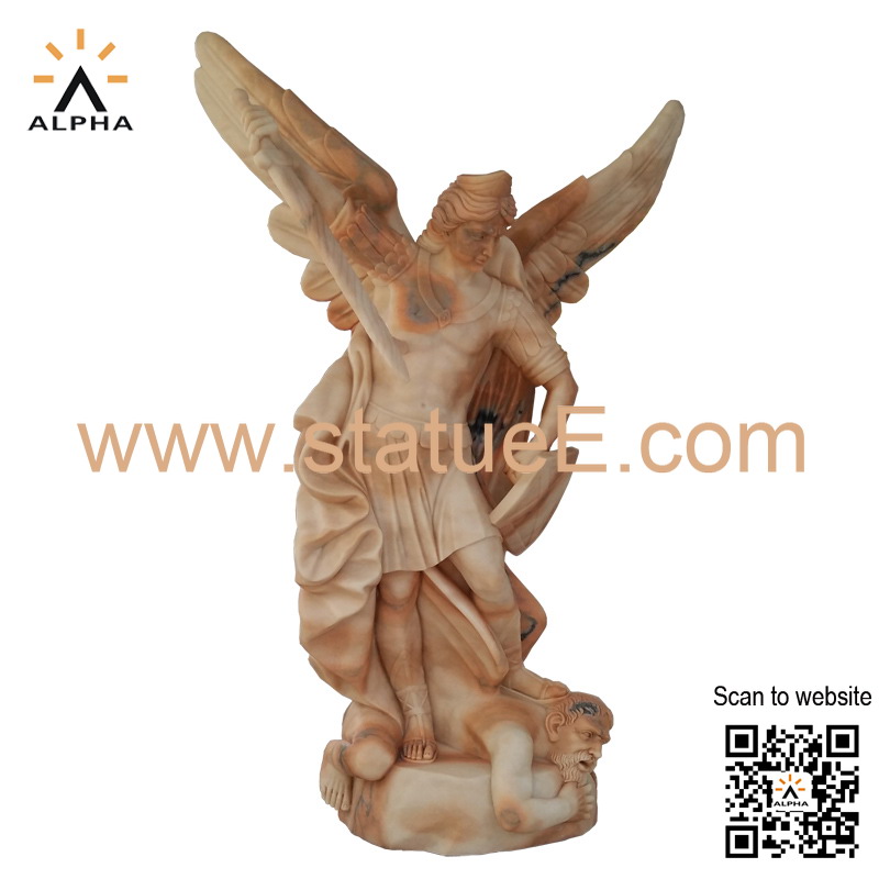 marble archangel Michael statue